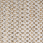 Teppich beige 140 x 200 cm kariertes Muster Kurzflor zweiseitig ZERDALI
