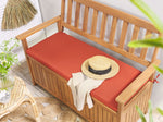 Bankauflage SOVANA 45 x 110 cm Dunkelrot
