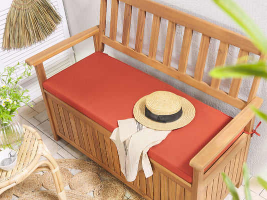 Bankauflage SOVANA 45 x 110 cm Dunkelrot