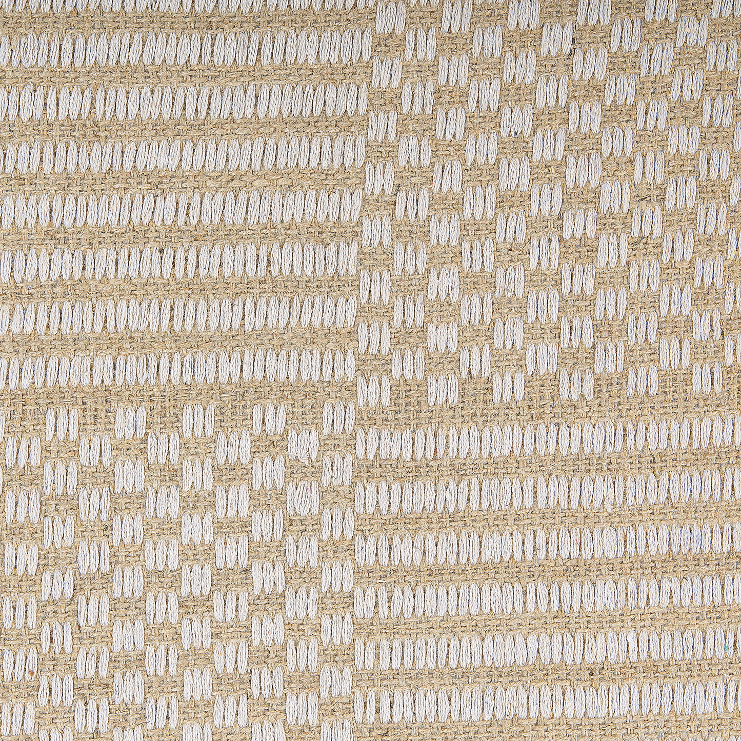 Teppich beige 80 x 150 cm Kurzflor zweiseitig ADABAG