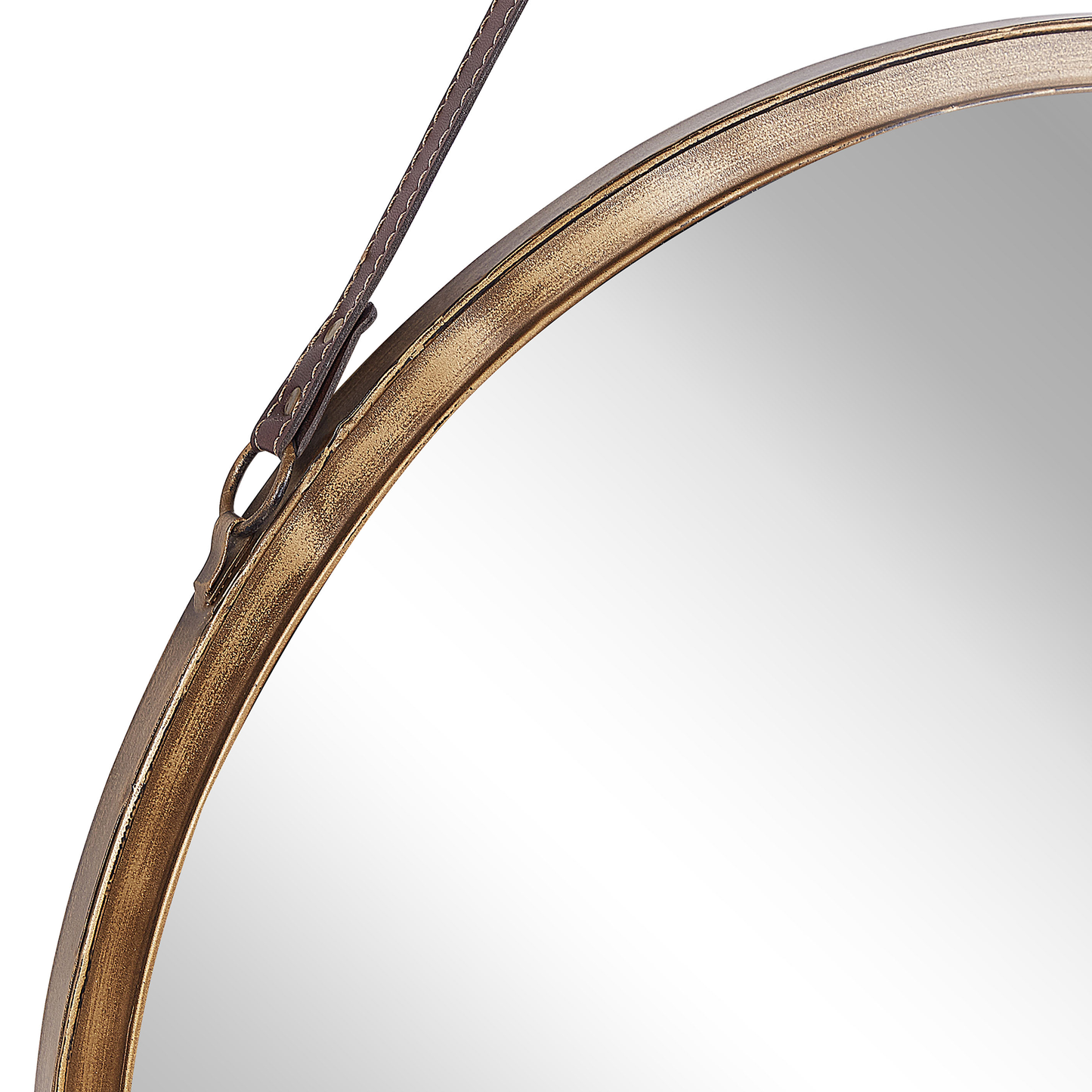 Wandspiegel AUTUN 60 cm 60 cm Metall Gold