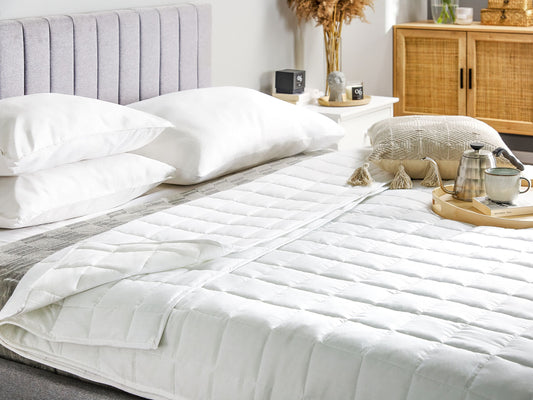 Zweilagige Bettdecke Alle Jahreszeiten KORAB Polyester 220 x 240 cm