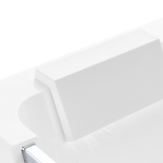 Whirlpool Badewanne weiss rechteckig 170 x 85 cm BARRANCA