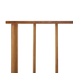 Bett mit Lattenrost Kiefernholz BARRET 90 x 200 cm Braun