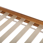 Bett mit Lattenrost Kiefernholz BARRET 90 x 200 cm Braun