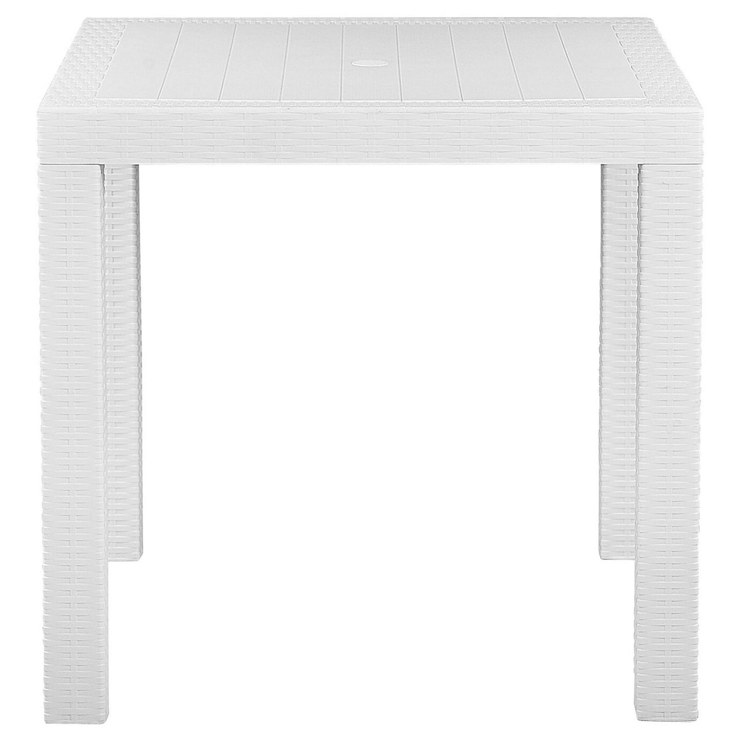 Outdoor Bistrotisch FOSSANO 80 cm 80 cm Weiss
