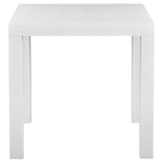 Outdoor Bistrotisch FOSSANO 80 cm 80 cm Weiss