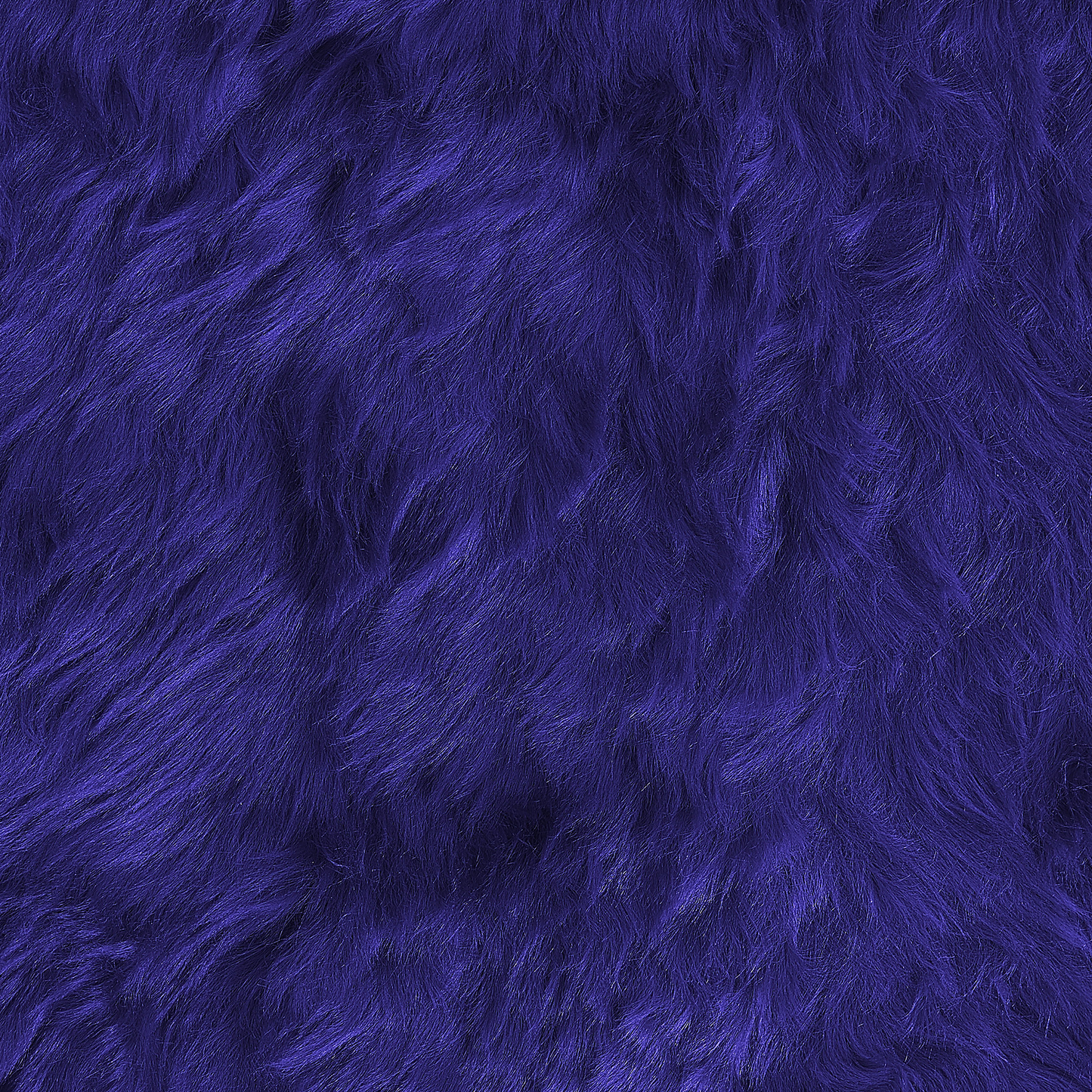 Schaffell-Teppich marineblau 100-110 cm Langhaar ULURU