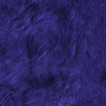 Schaffell-Teppich marineblau 100-110 cm Langhaar ULURU
