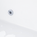 Whirlpool Badewanne weiss rechteckig 170 x 120 cm HUARAZ