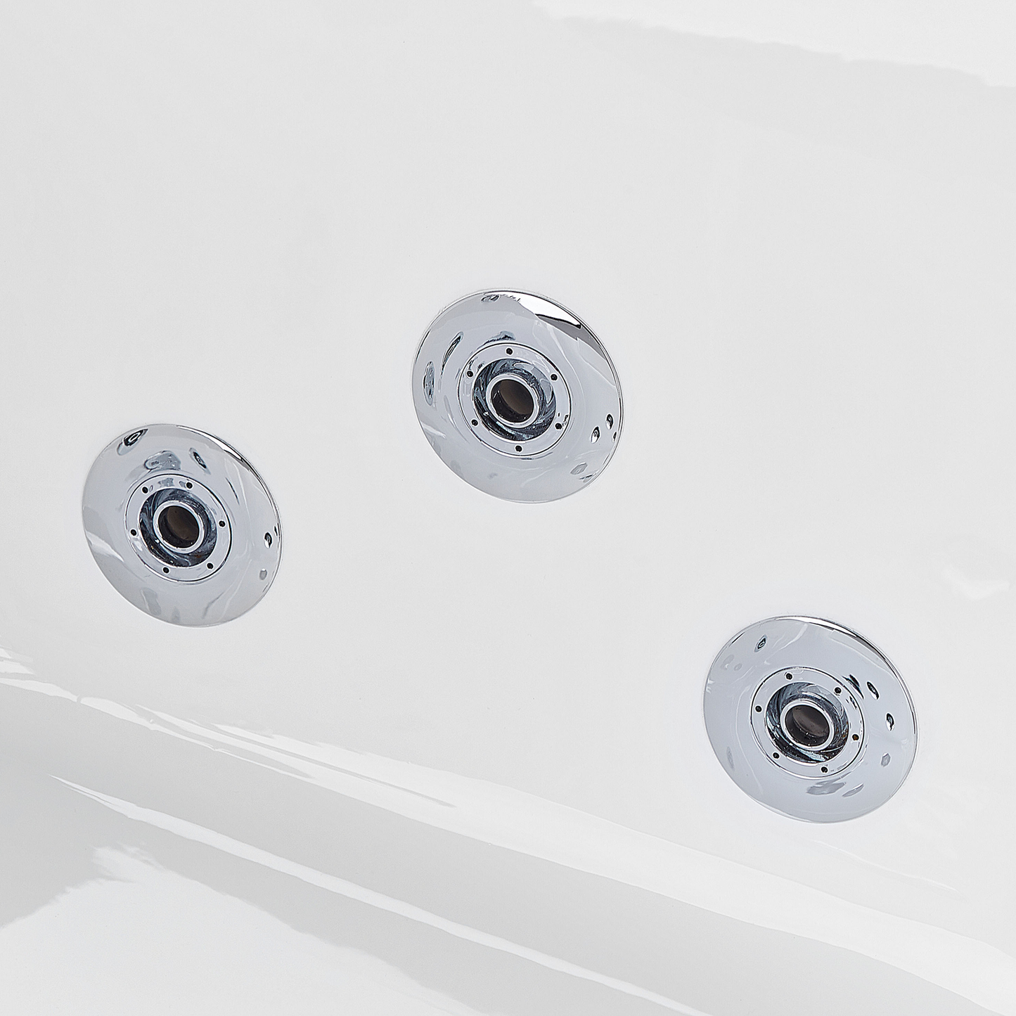 Whirlpool Badewanne weiss rechteckig 170 x 80 cm MANTA