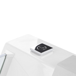 Whirlpool Badewanne weiss freistehend rechteckig 170 x 80 cm OYON