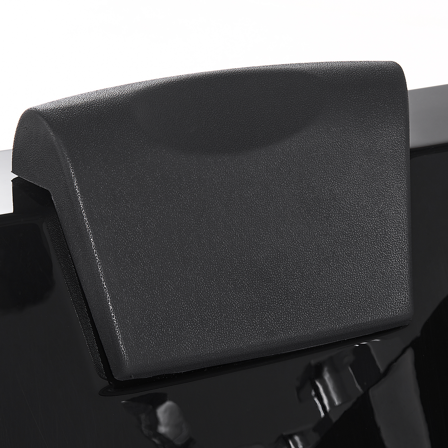 Whirlpool Badewanne schwarz rechteckig mit LED 180 x 80 cm HAWES