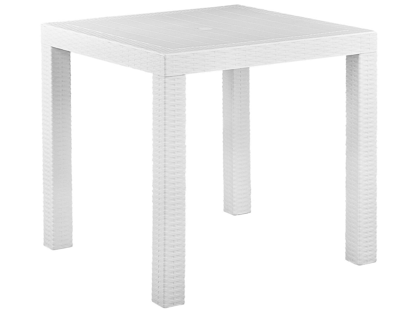 Outdoor Bistrotisch FOSSANO 80 cm 80 cm Weiss