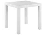 Outdoor Bistrotisch FOSSANO 80 cm 80 cm Weiss