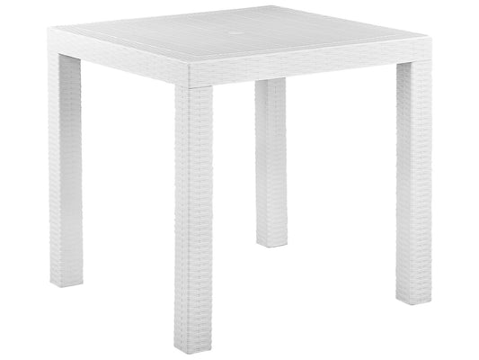 Outdoor Bistrotisch FOSSANO 80 cm 80 cm Weiss