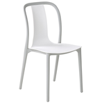 Set mit 2 Stühlen Kunststoff Weiss SPEZIA
