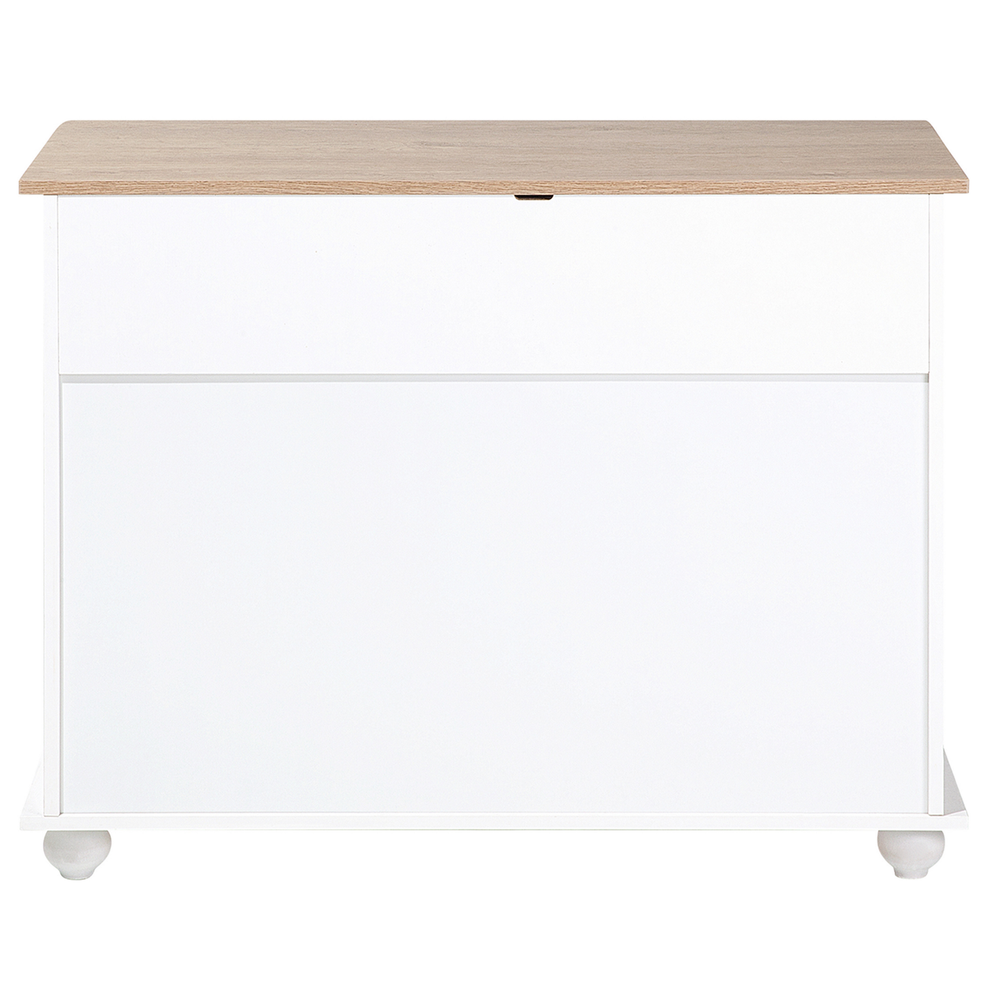 Kommode mit 3 Schubladen EVERETT 79 cm Weiss