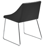 Esszimmerstuhl 2er Set ARCATA Kunstleder Schwarz