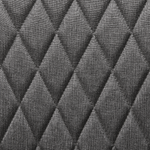 Esszimmerstuhl 2er Set Stoff Dunkelgrau ARCATA