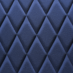 Esszimmerstuhl 2er Set ARCATA Samtstoff Marineblau