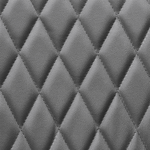 Esszimmerstuhl 2er Set ARCATA Kunstleder Grau