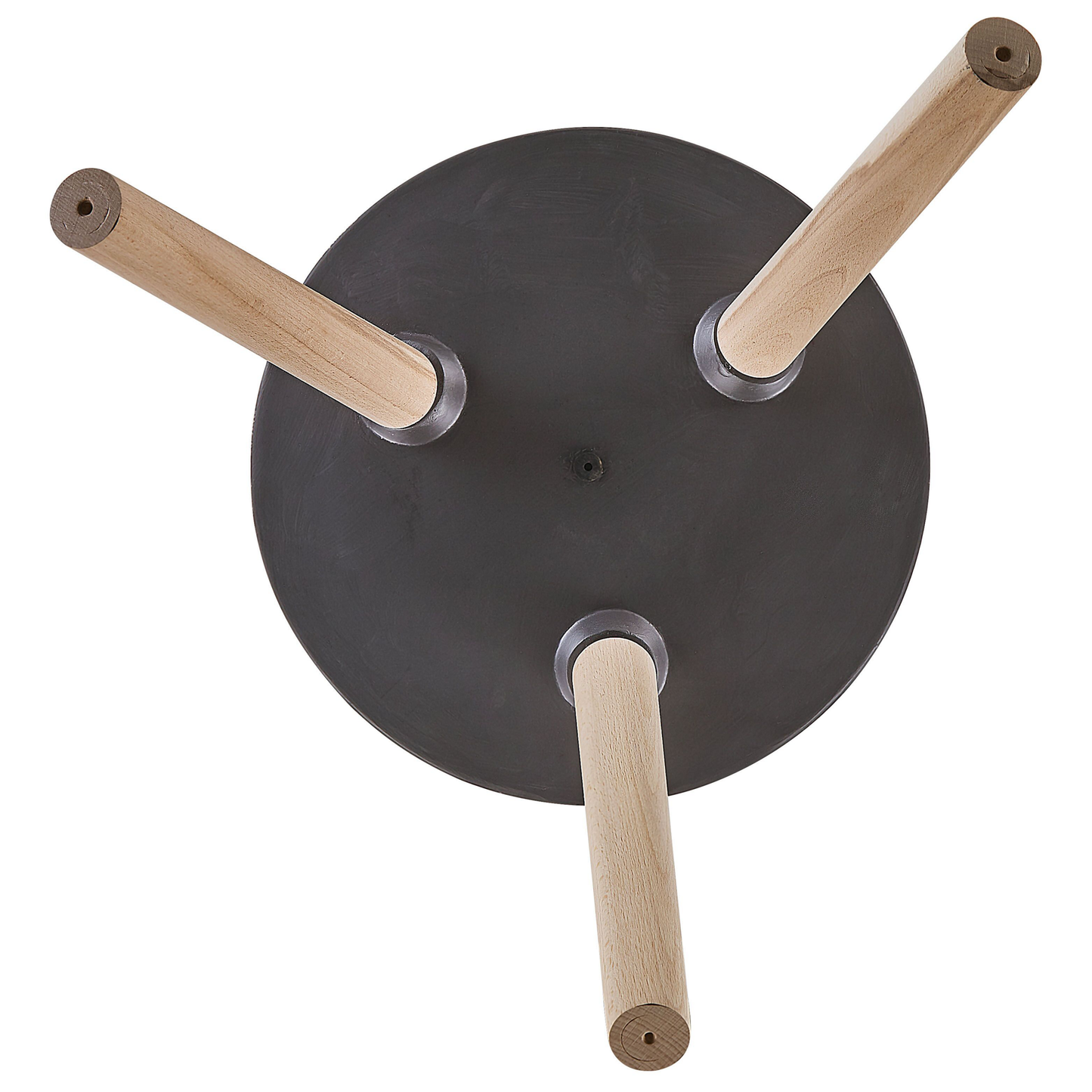 Blumentopf mit Beinen EVRETI Keramik 39 cm Dunkelgrau