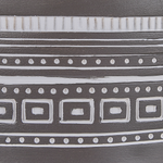 Blumentopf mit Beinen EVRETI Keramik 39 cm Dunkelgrau