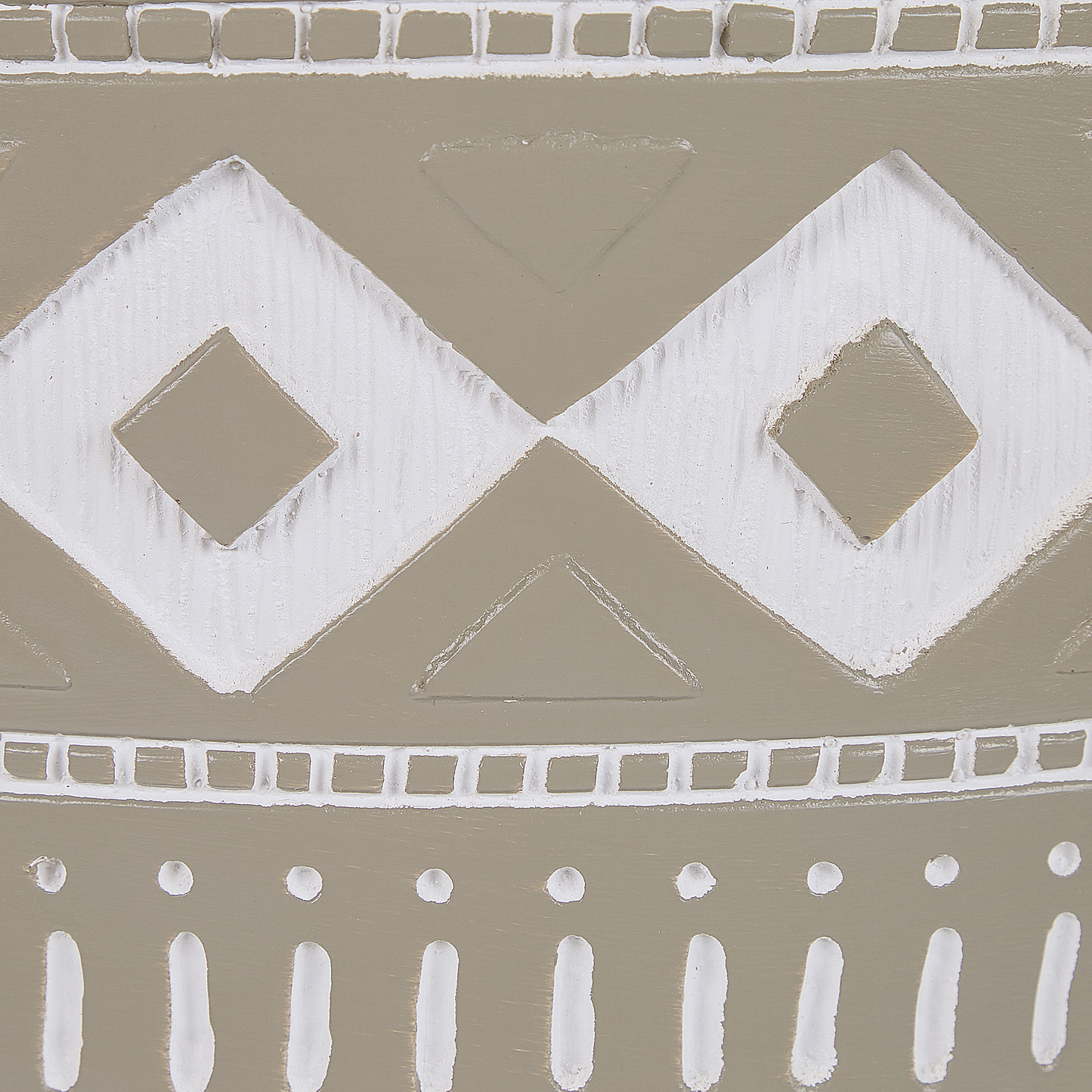 Blumentopf mit Beinen ARTA Keramik 41 cm Taupe