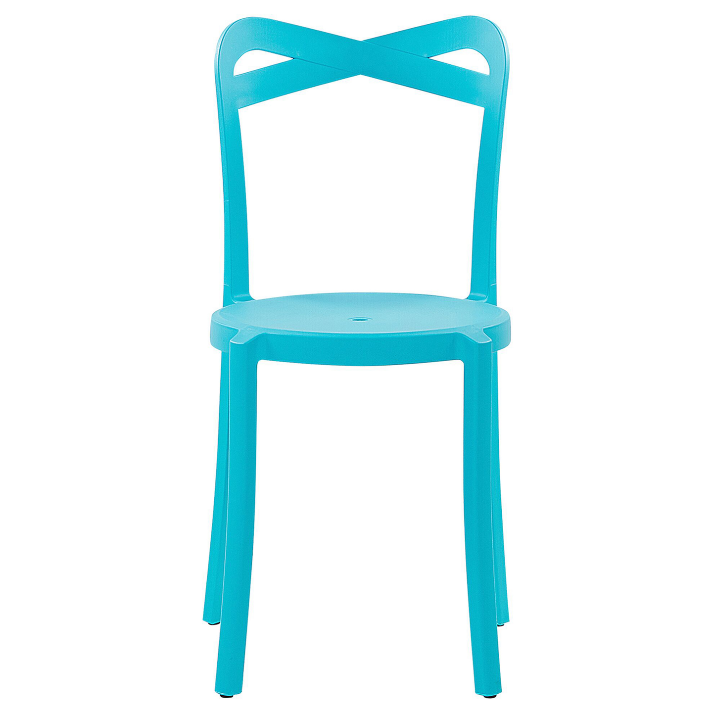 Set mit 4 Stühlen Kunststoff Türkis CAMOGLI