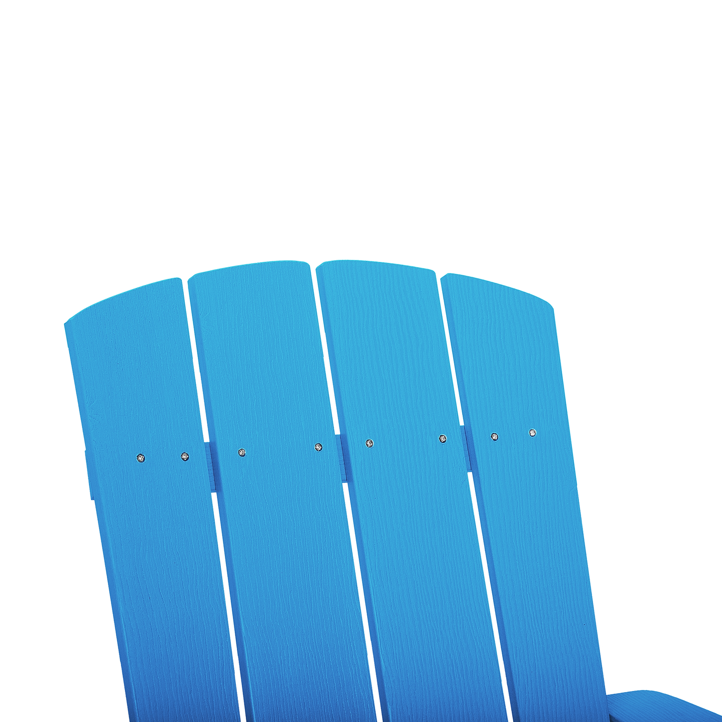 Gartenstuhl ADIRONDACK mit Fussstütze Blau