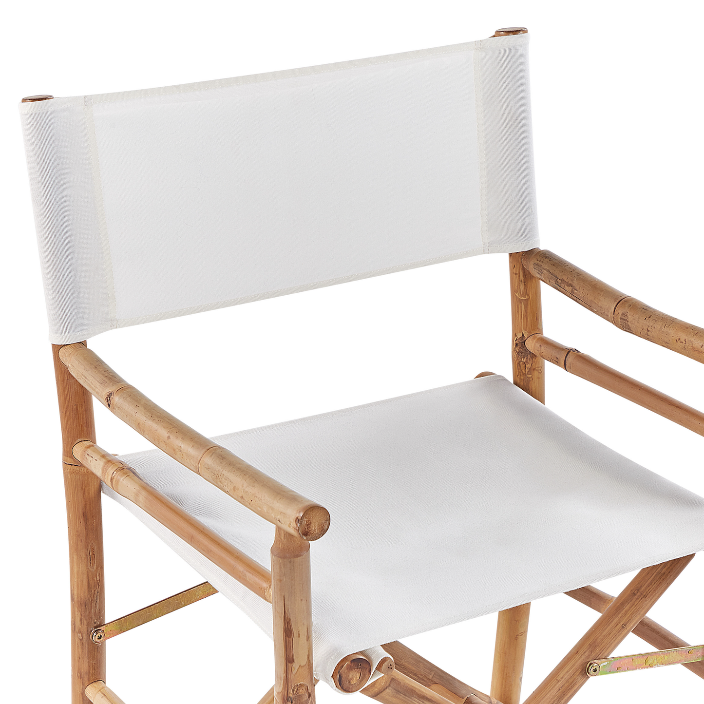 Gartenstuhl 2er Set MOLISE Bambusholz Braun