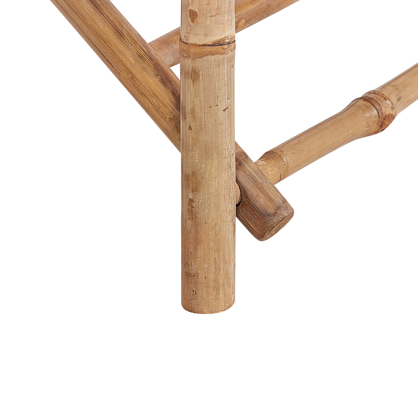 Gartenstuhl 2er Set MOLISE Bambusholz Braun