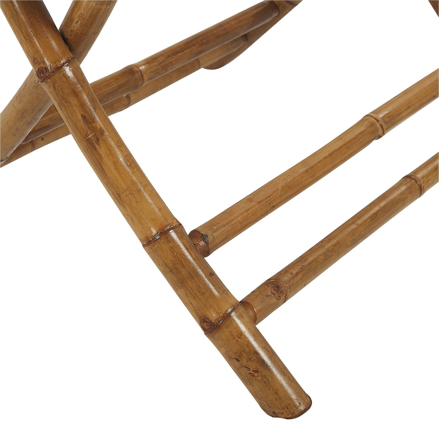 Garten Beistelltisch Bambusholz 70 x 70 cm klappbar MOLISE