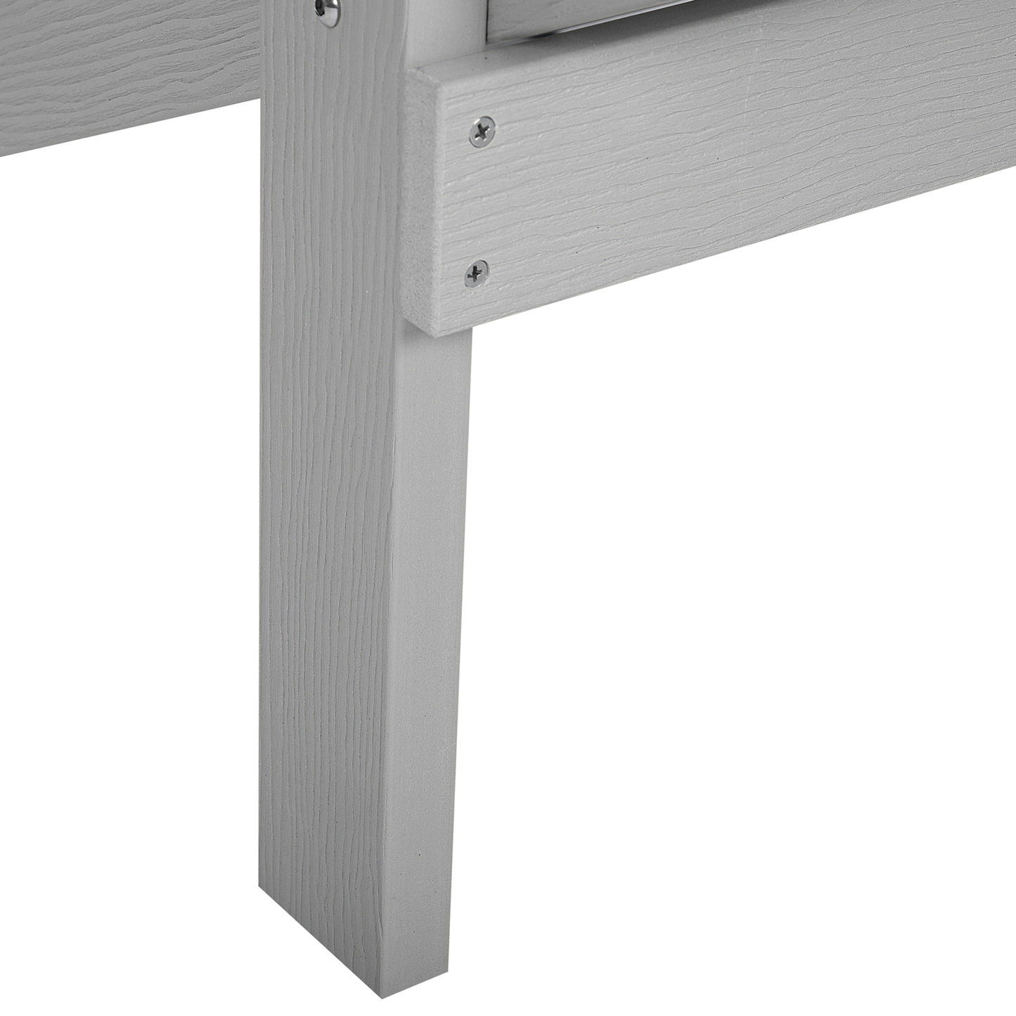 Gartenstuhl ADIRONDACK mit Fussstütze Hellgrau