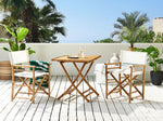 Bistro Set klappbar MOLISE Holz Braun