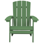 Gartenstuhl ADIRONDACK mit Fussstütze Grün