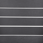 Gartenstuhl ADIRONDACK mit Fussstütze Dunkelgrau