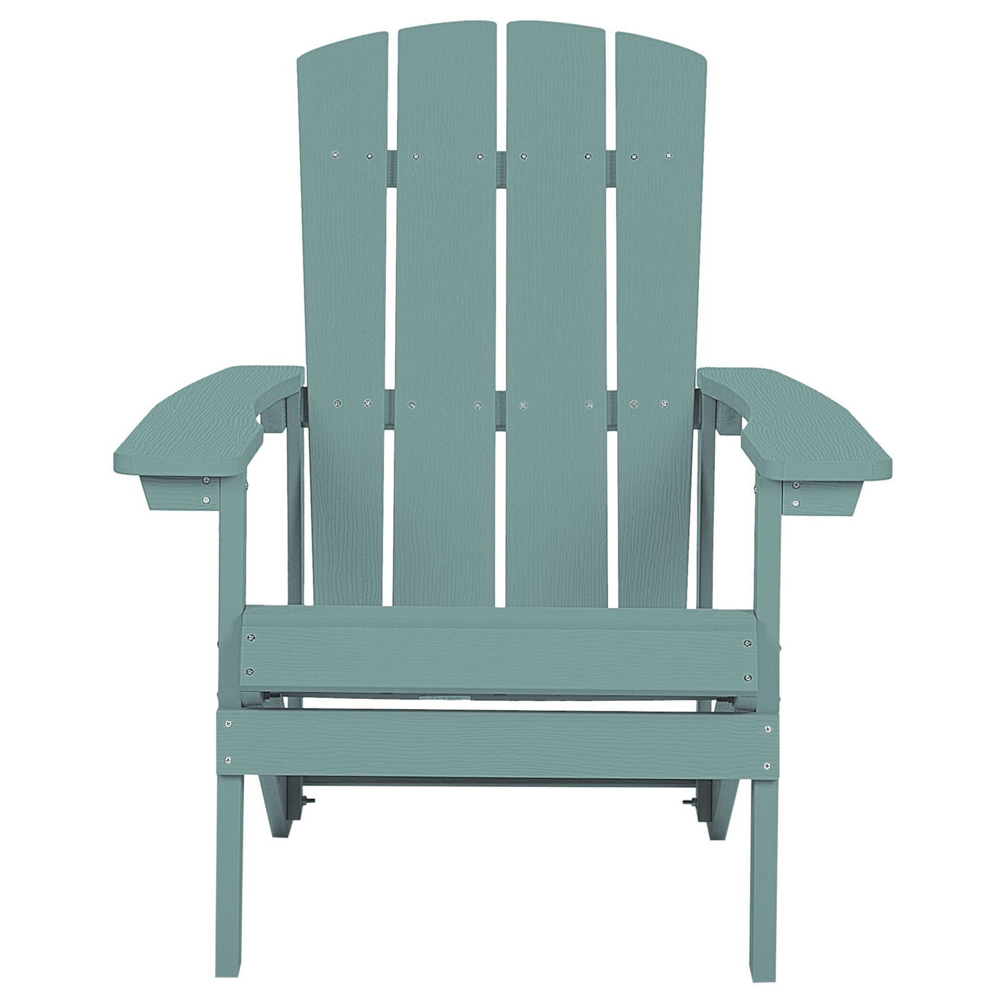 Gartenstuhl ADIRONDACK mit Fussstütze Türkis