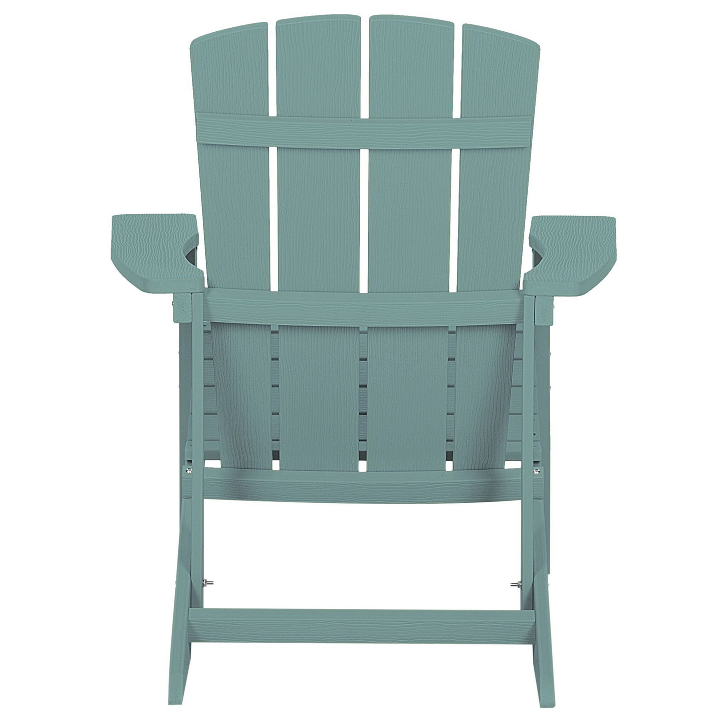 Gartenstuhl ADIRONDACK mit Fussstütze Türkis