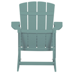 Gartenstuhl ADIRONDACK mit Fussstütze Türkis