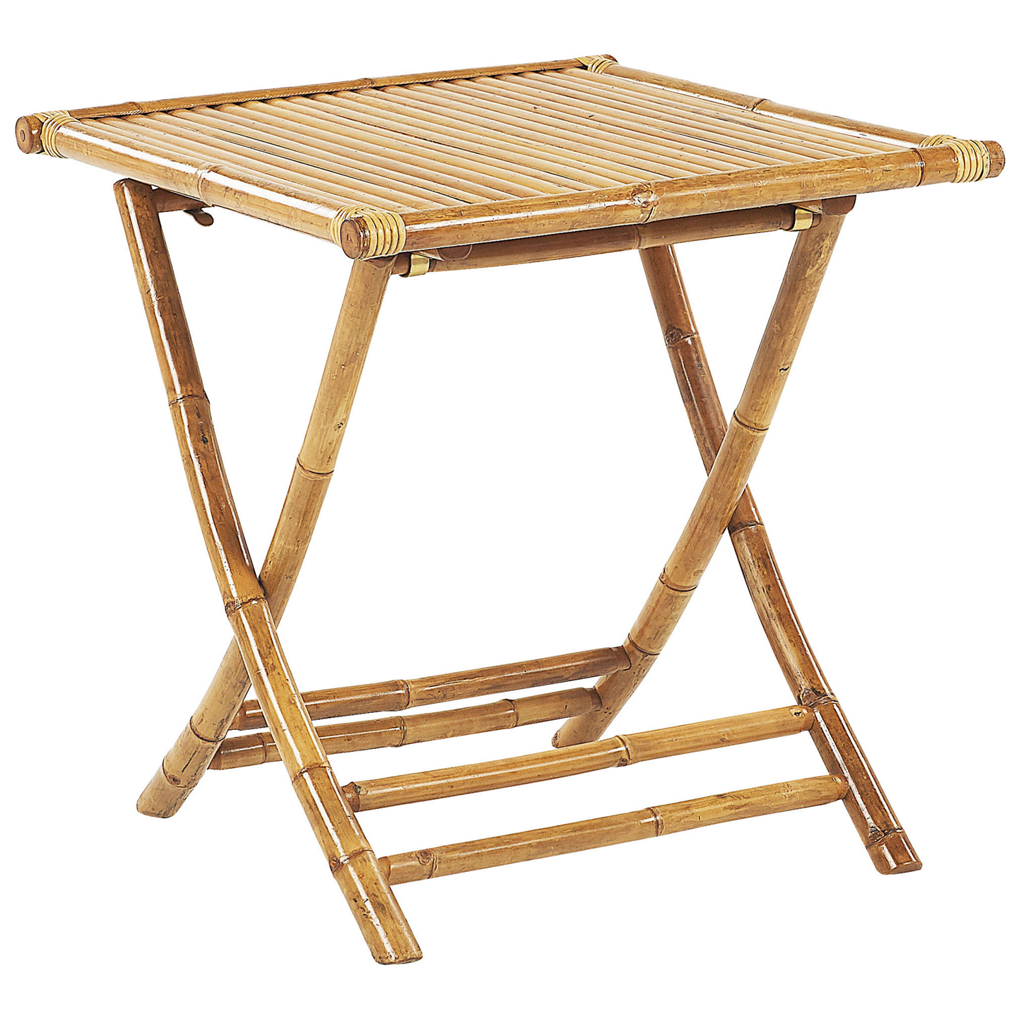 Bistro Set klappbar ATRANI/MOLISE Holz Hellbraun