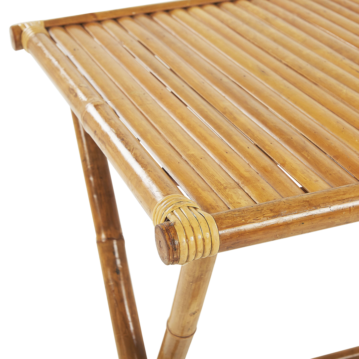 Bistro Set klappbar ATRANI/MOLISE Holz Hellbraun