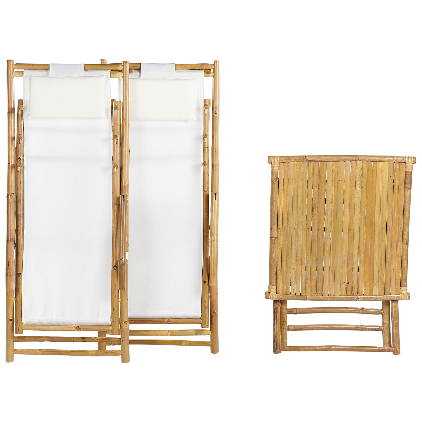 Bistro Set klappbar ATRANI/MOLISE Holz Hellbraun