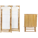 Bistro Set klappbar ATRANI/MOLISE Holz Hellbraun