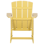 Gartenstuhl ADIRONDACK mit Fussstütze Gelb