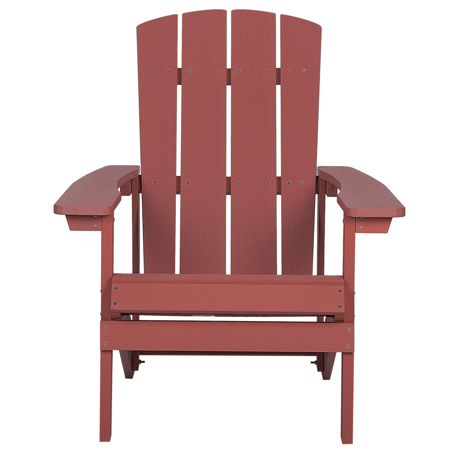 Gartenstuhl ADIRONDACK mit Fussstütze Rot