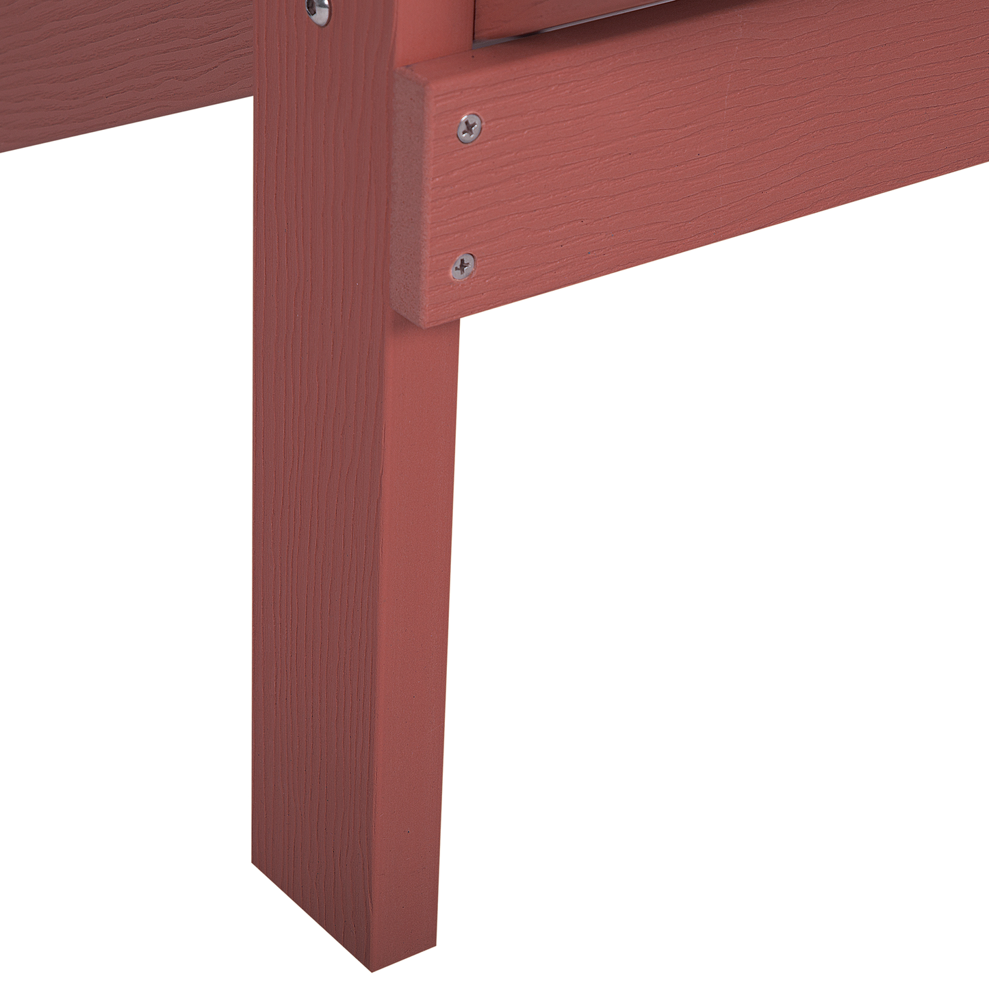 Gartenstuhl ADIRONDACK mit Fussstütze Rot