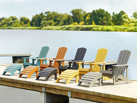 Garden Fusshocker ADIRONDACK Türkis