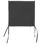 Bistro Set inkl. Kissen PELLARO Polyrattan Schwarz